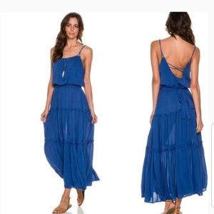 Cornflower blue maxi